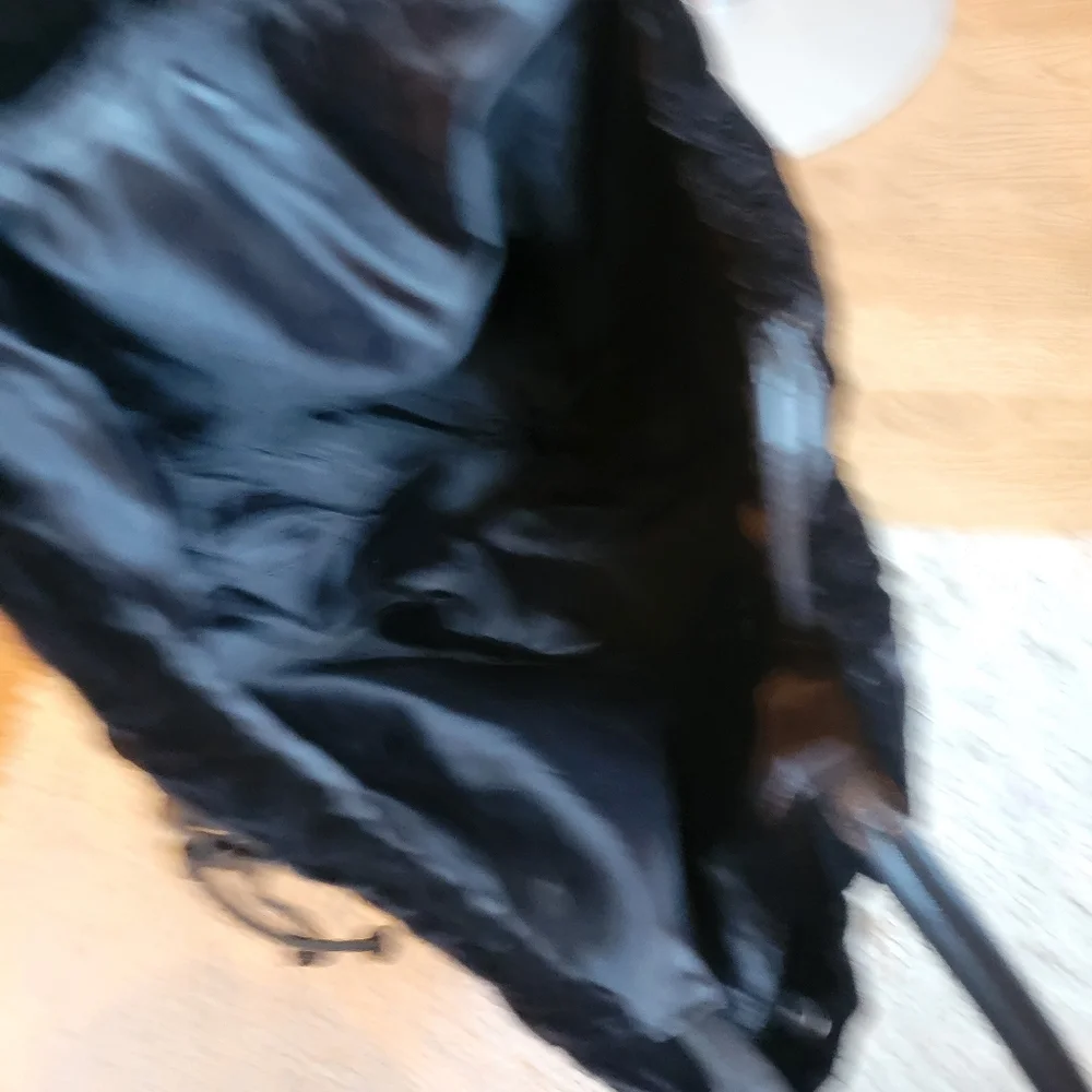 HOST PICK! 🎉🎊 Victoria's Secret Black Large Velvet Tote Bag NWT 16"×24"×6" - Picture 5 of 6